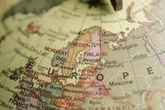 European travel documents and passport representing the ETIAS authorization system for visa-free visitors to the EU